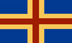 Aland Islands (Finland) flag