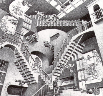 Relatividad de M.C.Escher